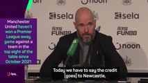 Ten Hag admits United's away form must improve