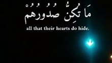 إن الله يعلم ما يكن صدورهم