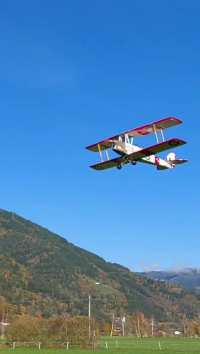 Tigermoth beim Abfliegen in Piesendorf