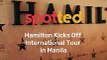 Hamilton Kicks Off International Tour in Manila