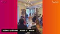 Paga et Giuseppa mariés : menu improbable, défilé de robes sublime, énorme fête... coulisses de leur mariage surprise
