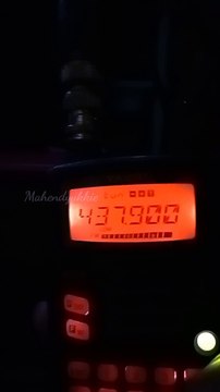 YAESU VX-6 RECEIVE TEST LCD BACKLIGHT ON