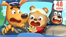 Don't Play in Driver's Seat _ Car Safety _ Detective_ Kids Cartoon _ Sheriff Labrador _ BabyBus