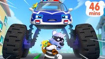 Super Police Truck is Catching a Thief _ Vehicles for Children _ Car Cartoon _ Kids Songs _ BabyBus