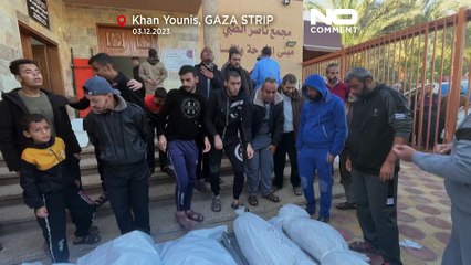 WATCH: Gazan families mourn their loved ones at Nasser hospital in Khan Younis