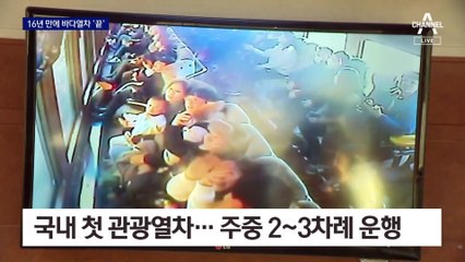 동해안 바다열차 매진 행렬…“내년부터 못 탄다”