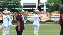 Momen Sertijab KSAD dari Panglima TNI Agus Subiyanto ke Jenderal Maruli Simanjuntak