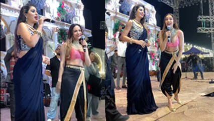 Malaika Arora Nathdwara में Spiritual Event में Cleavage Show Dress Troll, Radhey Radhey बोलते...|