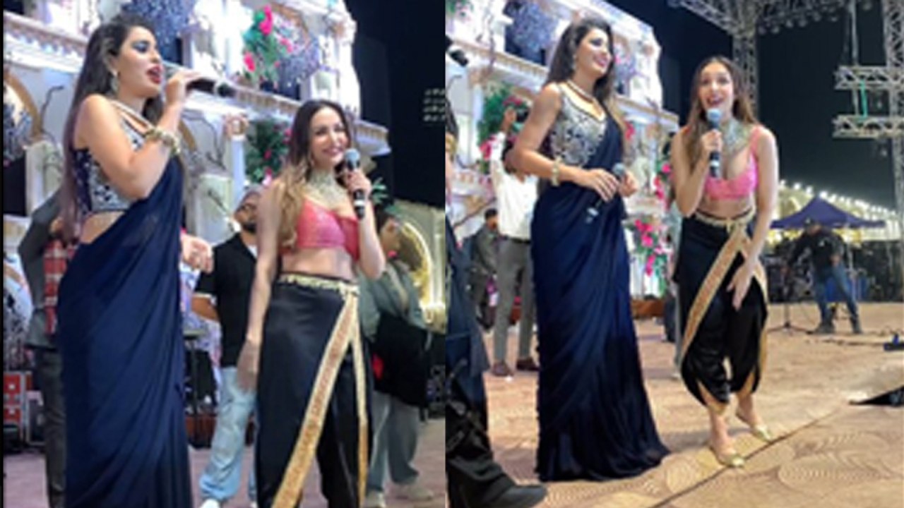 Malaika Arora Nathdwara में Spiritual Event में Cleavage Show Dress Troll, Radhey Radhey बोलते...|