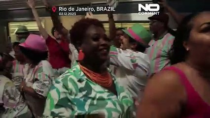 Brasil celebra el Día Nacional de la Samba como previa del Carnaval