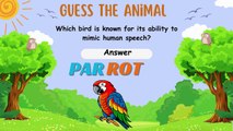 Guess the animal Quiz | Guess the animal game | the animal quiz | guess animals