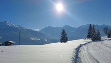 Nach den Schneefälle heute bestes Winterwetter in Mittersill Hochmoor