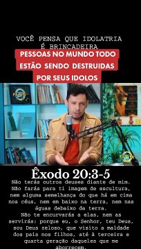 A DESTRUIÇÃO DO SER HUMANO POR SEUS ÍDOLOS