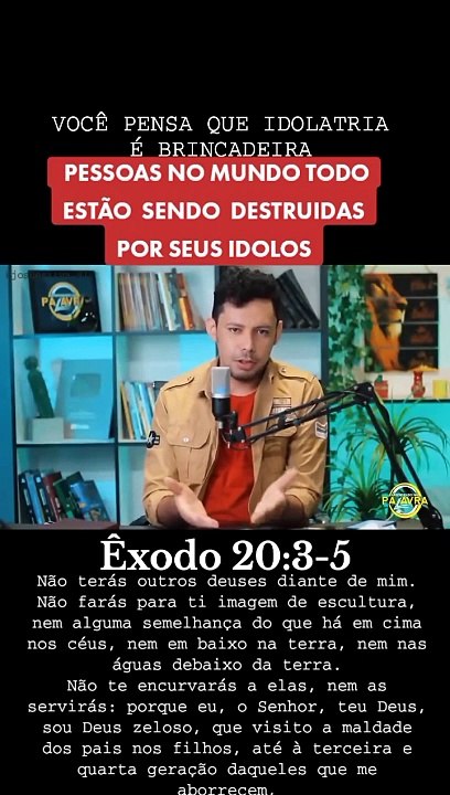 A DESTRUIÇÃO DO SER HUMANO POR SEUS ÍDOLOS