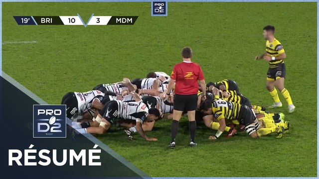 PRO D2 Saison 2023-2024 J12 - Résumé CA Brive - Stade Montois Rugby