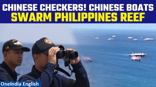 Philippines Alarmed by Over 135 Chinese Boats ‘Swarming’ Reef Off its Coast | Oneindia News