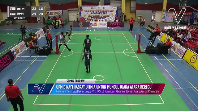 UPM B NAFI HASRAT UITM A UNTUK MUNCUL JUARA ACARA BEREGU
