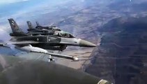 F-16'larımızdan Romanya'da selamlama uçuşu