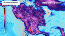 Previsão do acumulado de precipitação