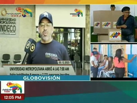 La Universidad Metropolitana de Caracas abrió sus puertas para sus votantes