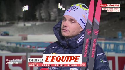 Jacquelin : «Pas mal d'erreurs sur le pas de tir» - Biathlon - CM (H)