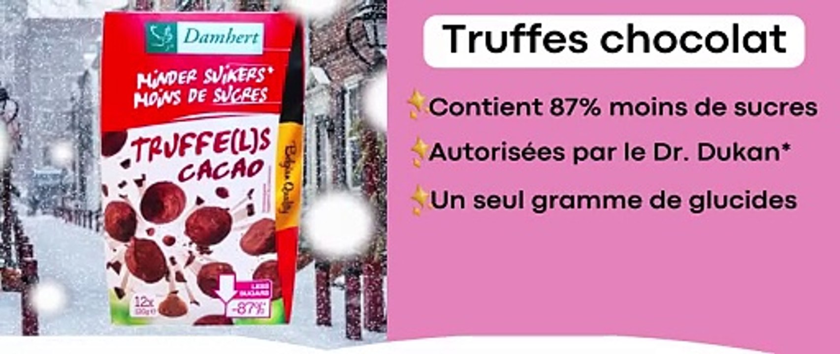 Truffel chocolat noël
