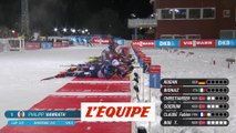 Le résumé de la poursuite d'Östersund - Biathlon - CM (H)