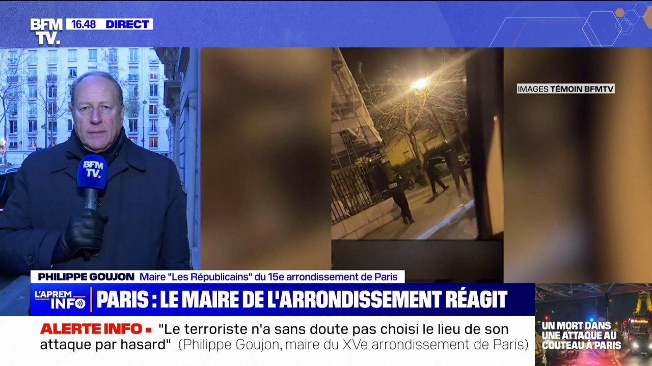 Paris 2024: le maire du 15e, Philippe Goujon, exprime son "inquiétude" au sujet de l'organisation des Jeux olympiques, au lendemain de l'attaque dans la capitale