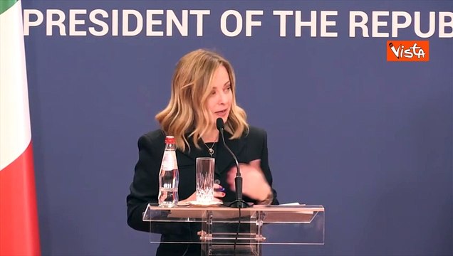 Meloni in Serbia: Integrazione Balcani occidentali in Ue ? fondamentale