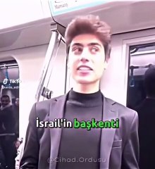 'İsrail'in başkenti neresidir?' diye soran gence şoke eden cevap!