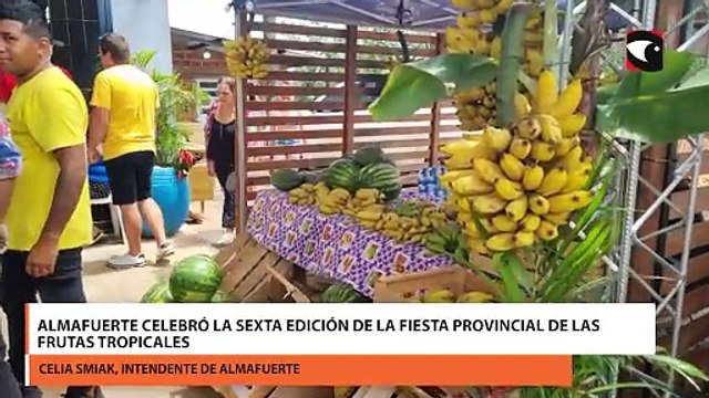 Con gran convocatoría Almafuerte celebró la sexta edición de la Fiesta Provincial de las Frutas Tropicales