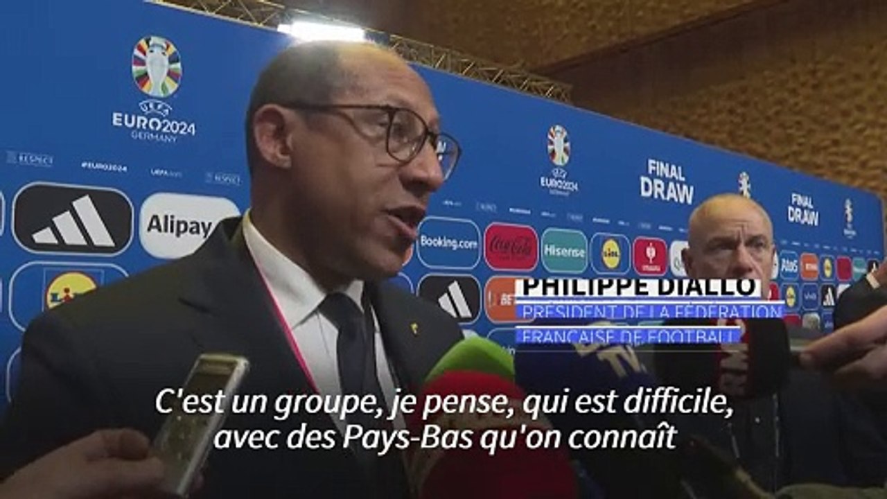 Euro-2024: la France avec les Pays-Bas, l'Autriche et un barragiste au 1er tour