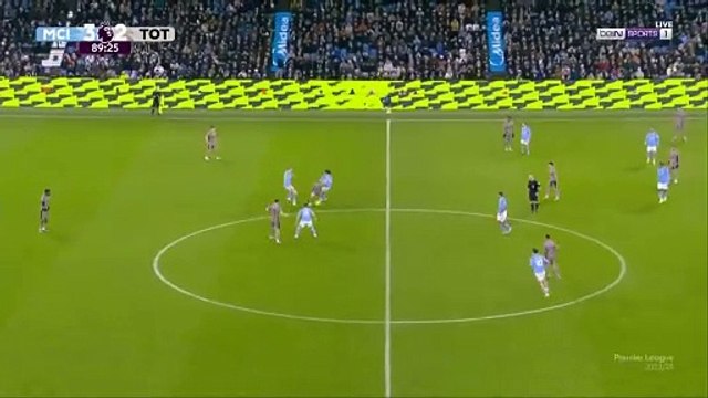 رد فعل جوارديولا بعد هدف تعادل توتنهام القاتل مع مانشستر سيتي