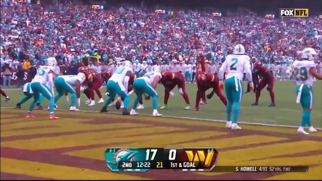 Miami Dolphins vs. Washington Commanders Highlights HD 2nd-Qtr - Week 13 - December 3, 2023