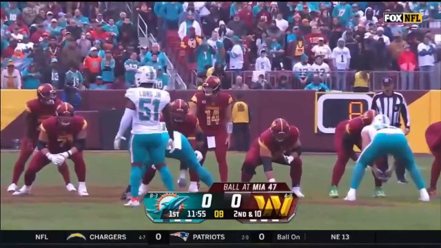 Miami Dolphins vs. Washington Commanders Highlights HD 1st-Qtr - Week 13 - December 3, 2023