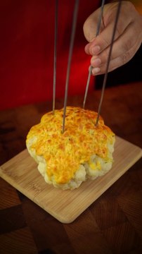 Recette de choux fleur rôti au cheddar #dailyfood #cuisine #recette