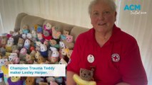 Trauma Teddies champion Lesley Harper