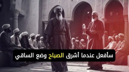 ساقي القصر | كيف نجا من خدعة الوزير؟ | وباقة من الورد تقطع رأس الوزير | قصة مسموعة