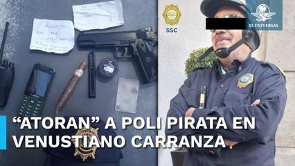 ¡Oríllese a la orilla!; capturan a sujeto que se hacía pasar por oficial de la SSC- CDMX