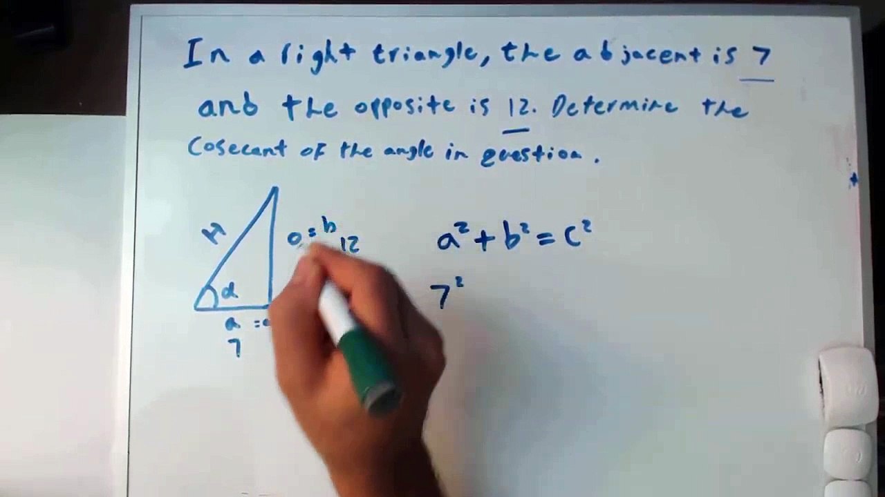 How to find the cosine - Trigonometry