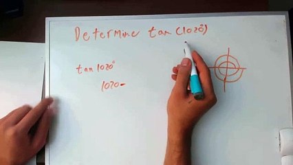 How to determine tan (1020°)