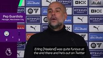 Guardiola defends Haaland Twitter outburst