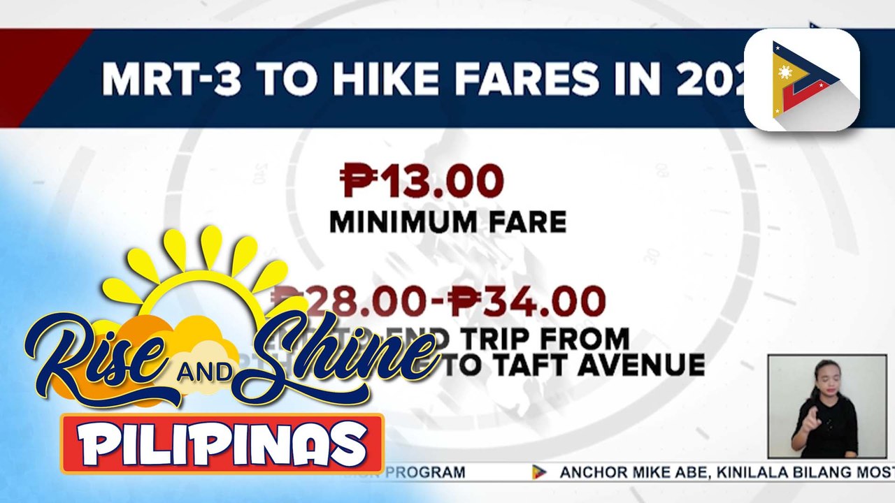 Taas-singil sa pasahe sa MRT-3, asahan sa susunod na taon
