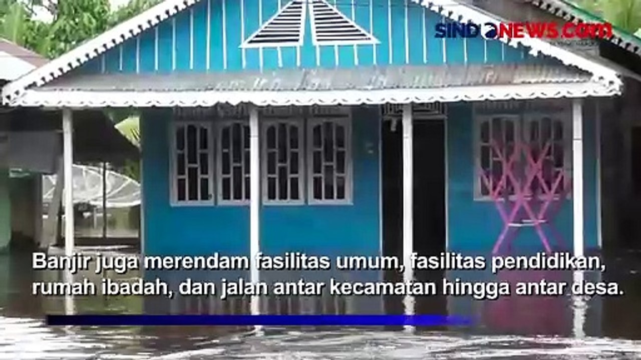 Banjir Rendam Puluhan Desa, BPBD Imbau Warga Waspada