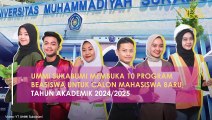 UNIVERSITAS MUHAMMADIYAH SUKABUMI MEMBUKA 10 PROGRAM BEASISWA UNTUK CALON MAHASISWA BARU, TAHUN AKADEMIK 2024/2025