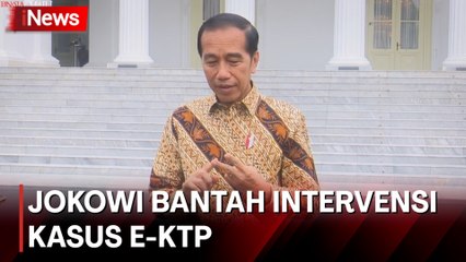 Jokowi Bantah Intervensi Kasus e-KTP yang Menjerat Setya Novanto
