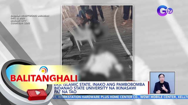 Reuters: Islamic State, inako ang pambobomba sa Mindanao State University na ikinasawi ng apat na tao | BT