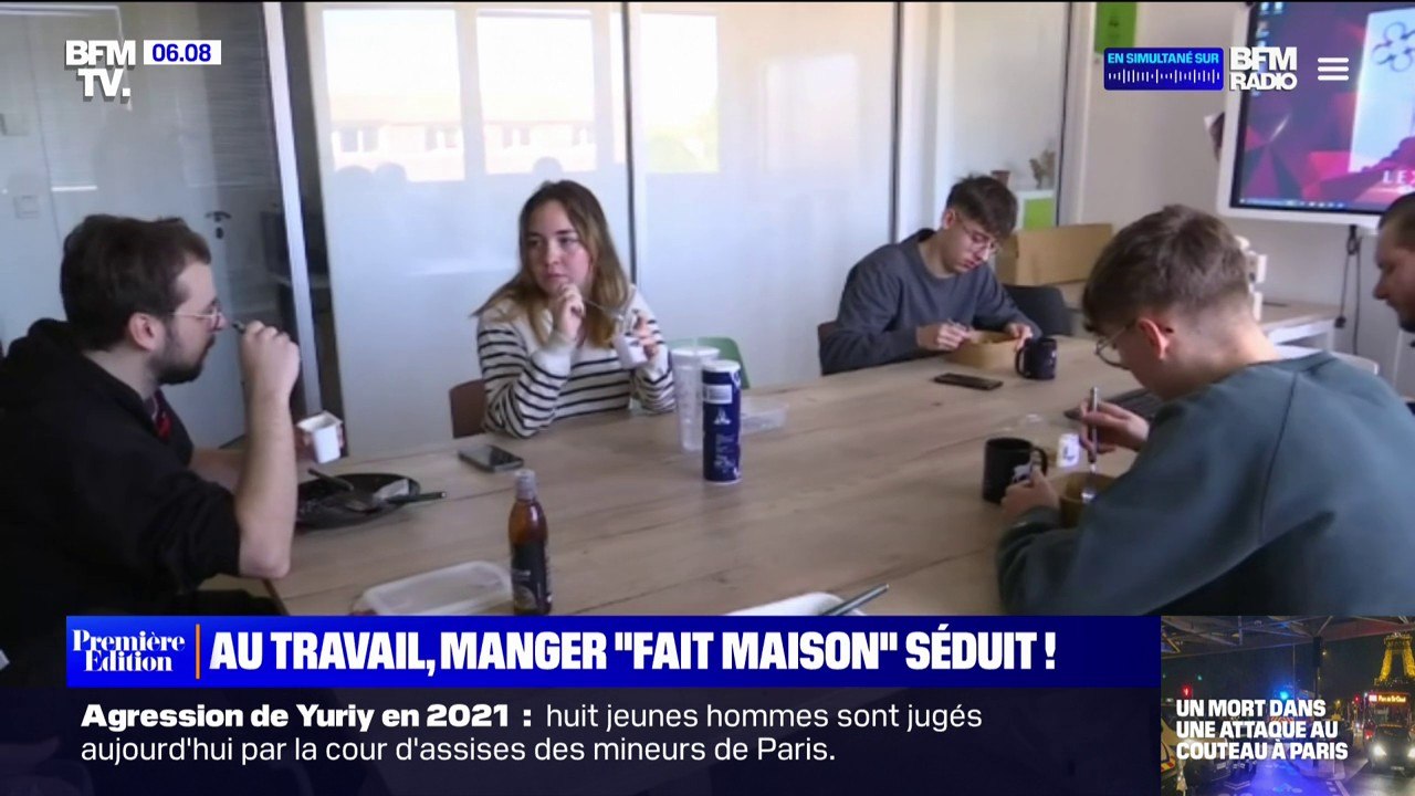 Manger "fait maison" séduit de plus en plus au travail, avec 45% des actifs qui apportent leur propre repas