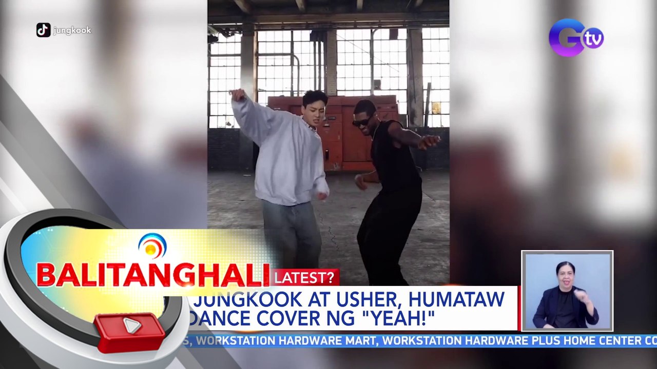 BTS Jungkook at Usher,  humataw sa dance cover ng "Yeah!" | BT