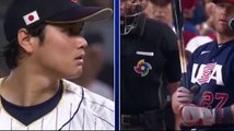 Shohei Ohtani faces Mike Trout at World Baseball Classic, mlb, 大谷翔平 対 トラウト WBC 2023 決勝　優勝決定シーン 野球